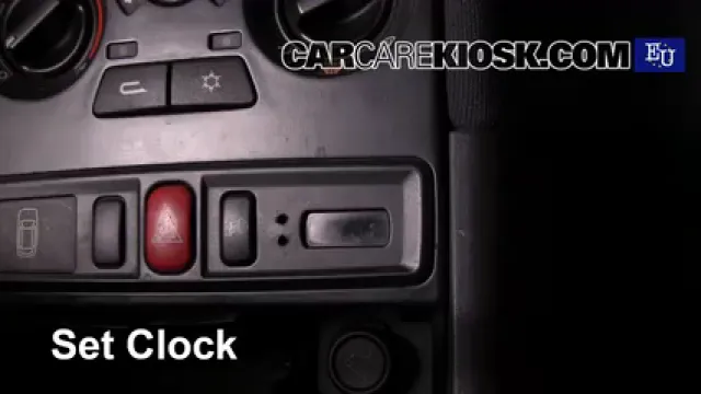 1997 Alfa Romeo 145 T.Spark 1.4L 4 Cyl. Horloge Régler l'horloge